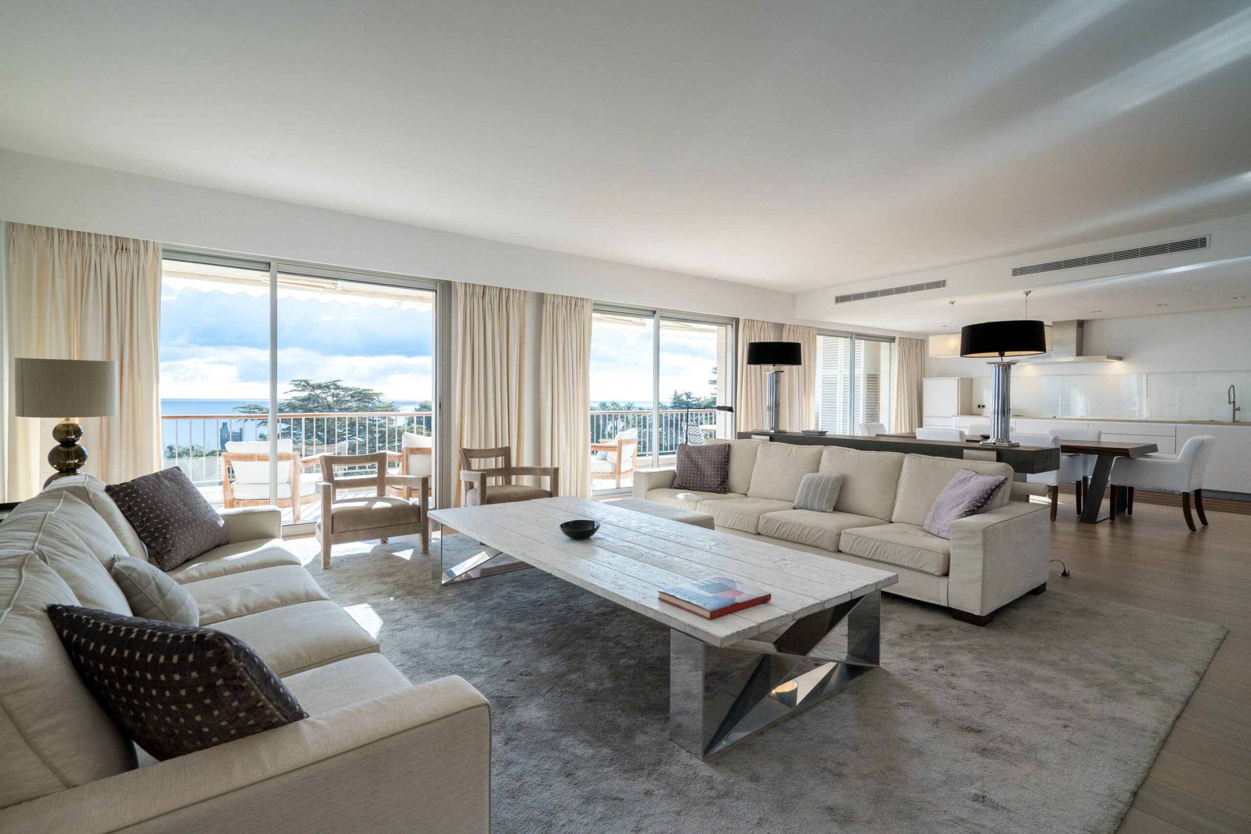 Salon - Appartement Standing - Cannes - French Riviera